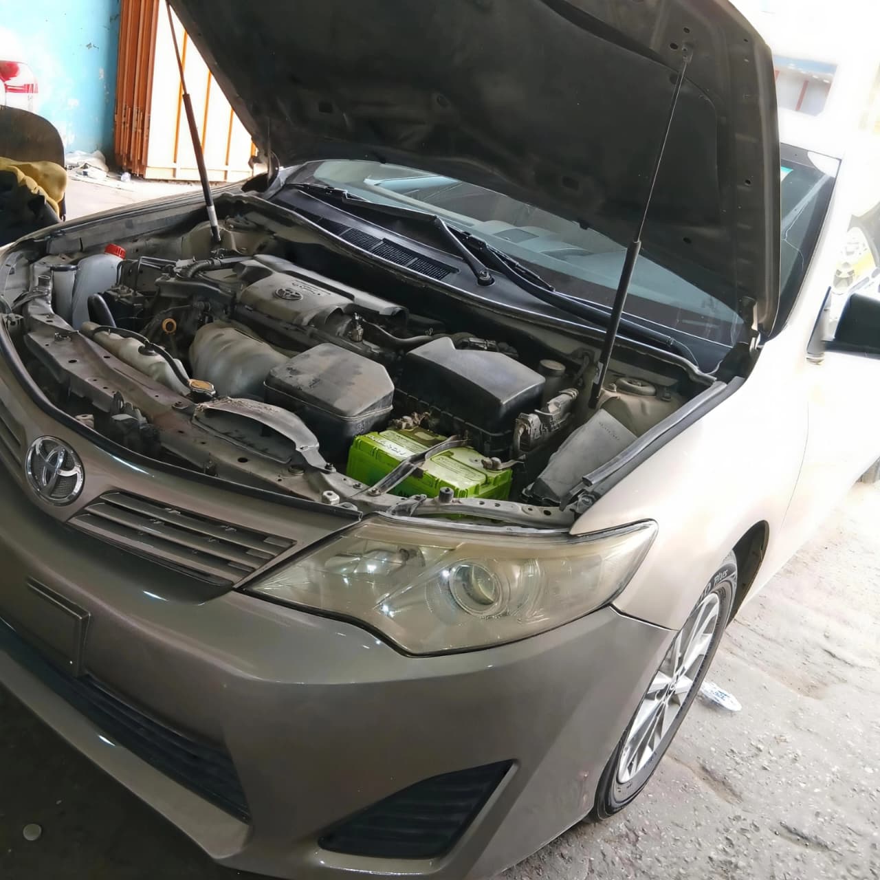 سيارة مخدومة في المركز المعتمد رقم 2