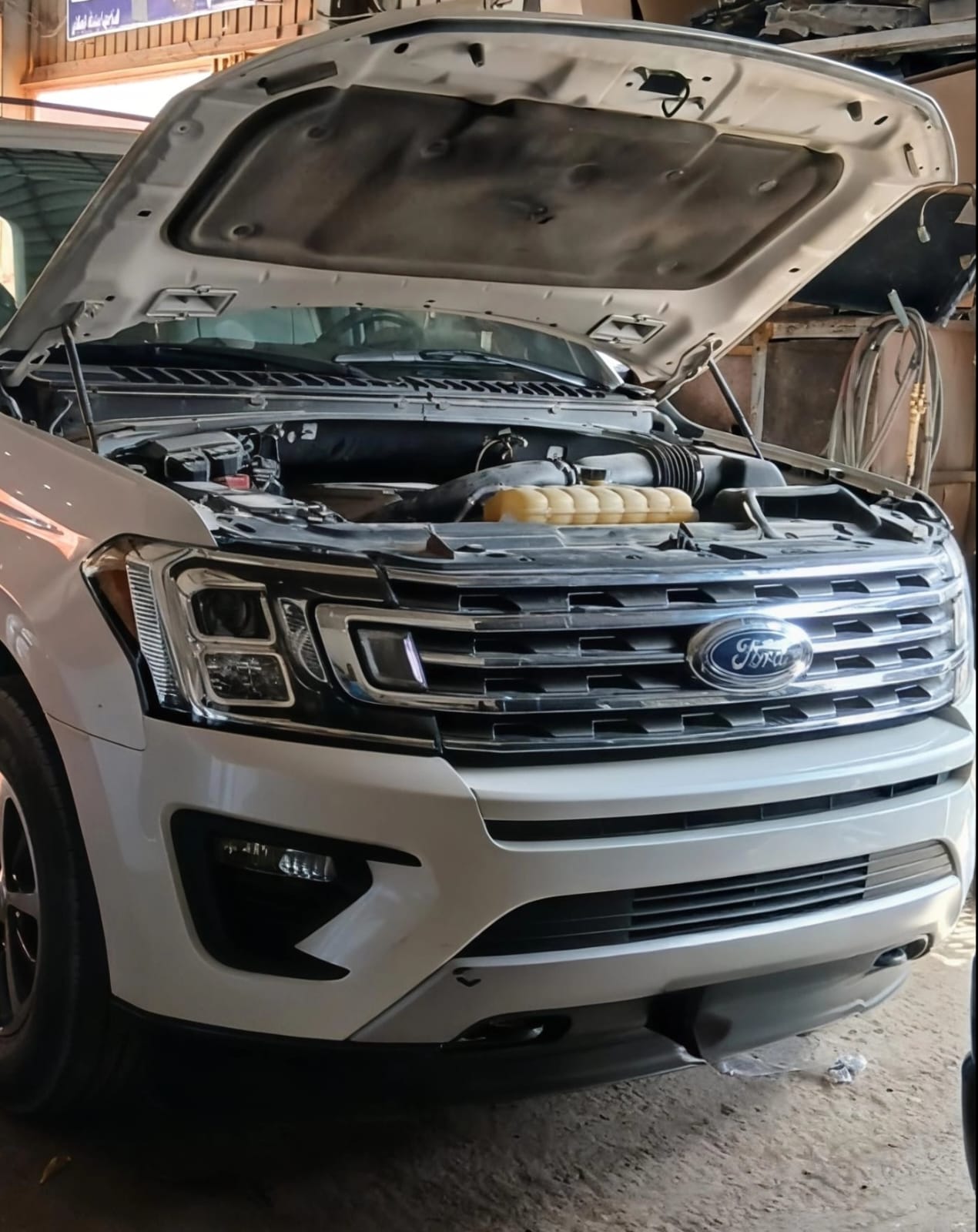 سيارة مخدومة في المركز المعتمد رقم 7